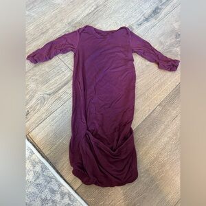Maroon Little Sleepies Gown